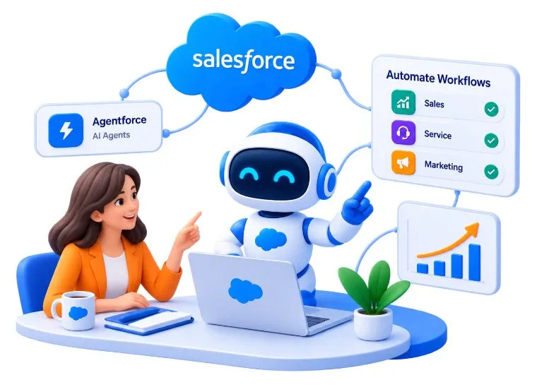 Salesforce Agentforce AI Automation Mid-Market Guide