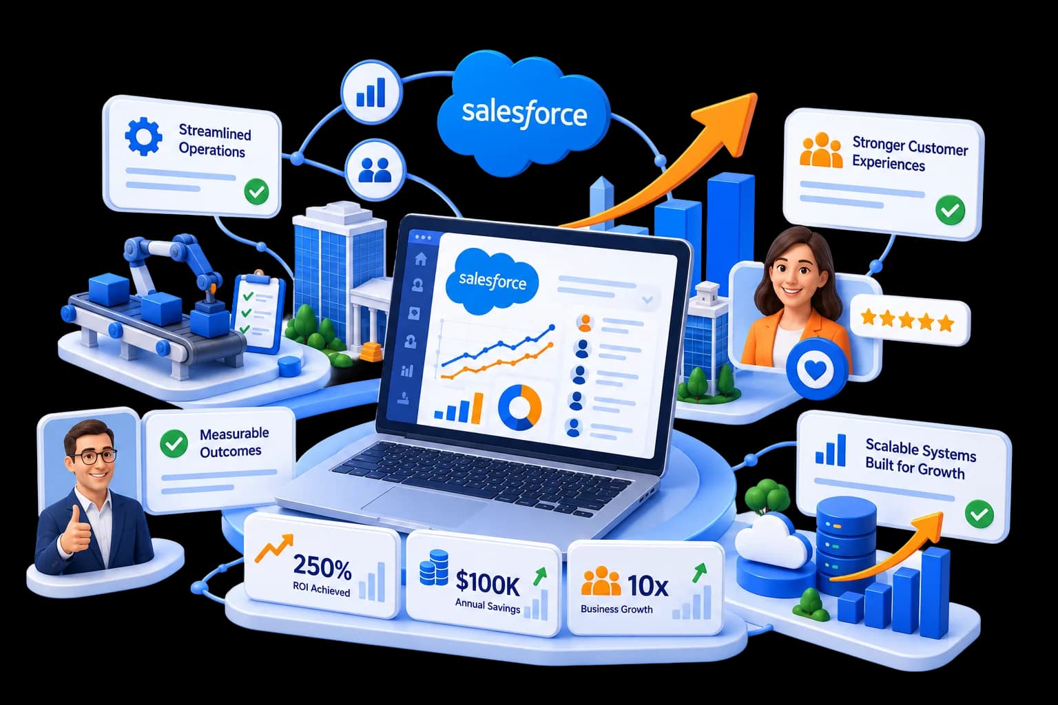 Real Clients Real Salesforce Results Dashboard