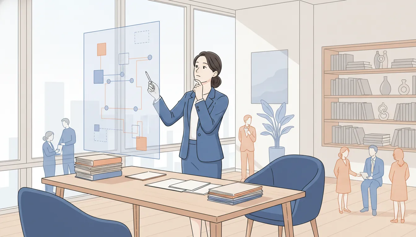 Wealth advisor preparing for a client review
