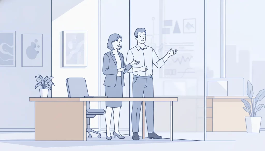Financial services team reviewing a compliant marketing automation strategy